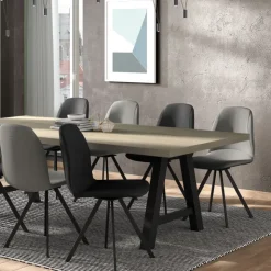 Perfecta Chaise Pour Chambre|Chaise De Cuisine*Girona Chaise moderne coque pivotante en simili