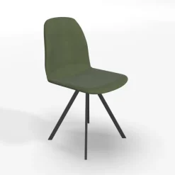Perfecta Chaise De Salle à Manger|Chaise De Bureau*Girona Chaise pivotante en tissu