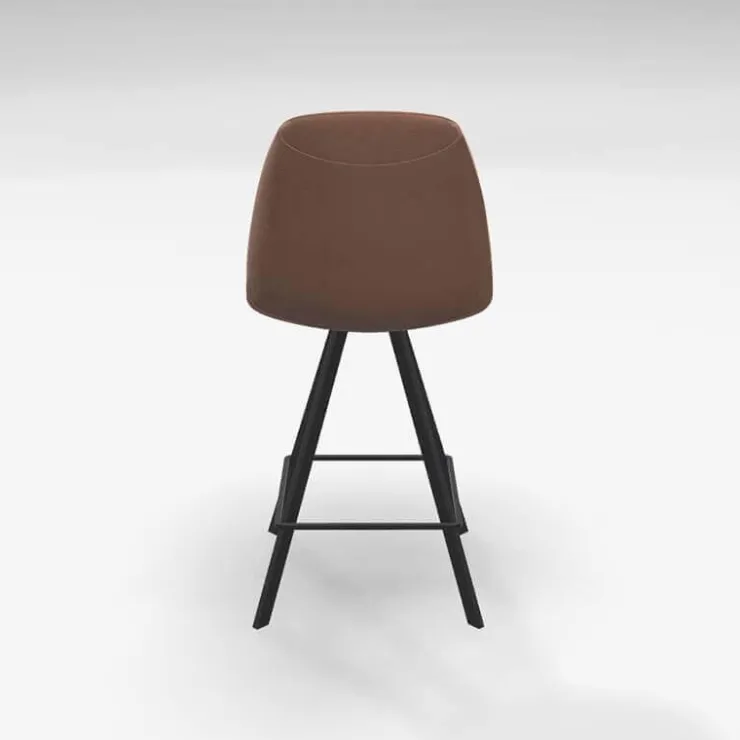 Perfecta Tabouret Snack (assise +/- 65 Cm)|Tabouret De Bar (assise +/- 80 Cm)*Girona Tabouret pivotant avec dossier hauteur snack en tissu