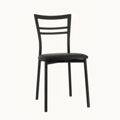 Chaise De Cuisine*Go 1419 Chaise de cuisine rembourrée en synthétique et métal