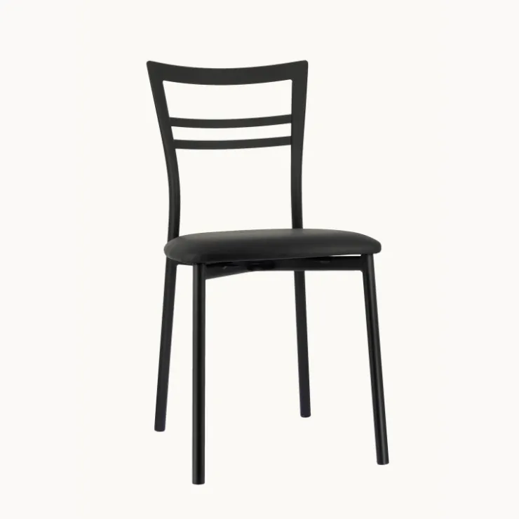 Chaise De Cuisine*Go 1419 Chaise de cuisine rembourrée en synthétique et métal