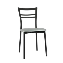Chaise De Cuisine*Go 1419 Chaise de cuisine rembourrée en synthétique et métal