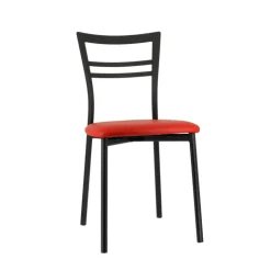 Chaise De Cuisine*Go 1419 Chaise de cuisine rembourrée en synthétique et métal