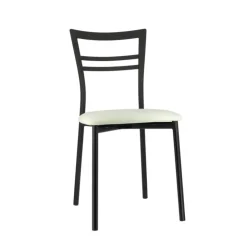 Chaise De Cuisine*Go 1419 Chaise de cuisine rembourrée en synthétique et métal
