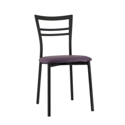Chaise De Cuisine*Go 1419 Chaise de cuisine rembourrée en synthétique et métal