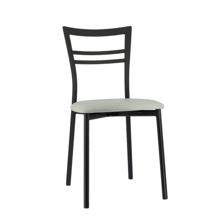 Chaise De Cuisine*Go 1419 Chaise de cuisine rembourrée en synthétique et métal