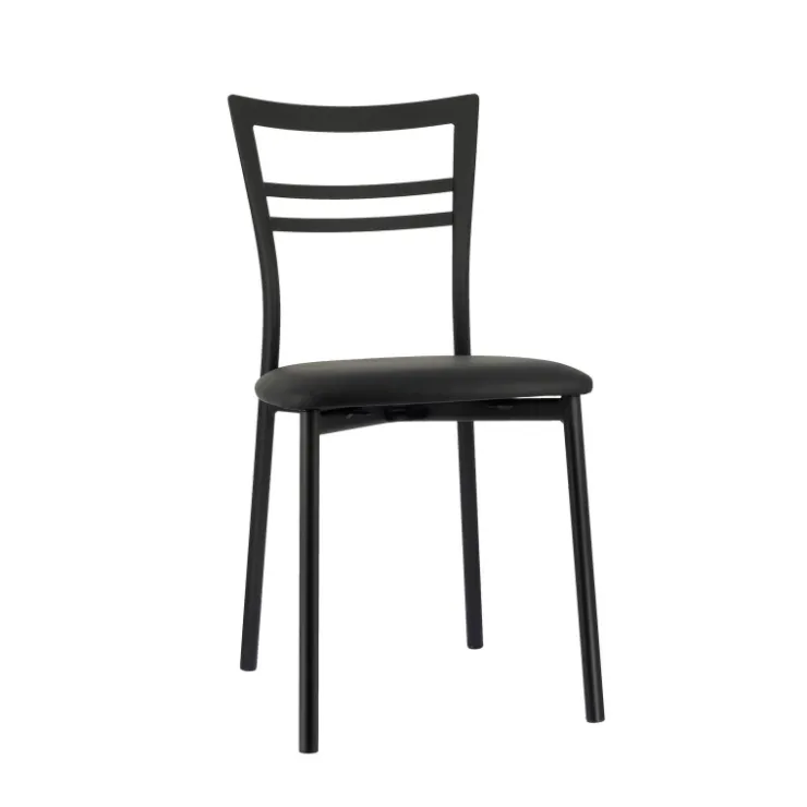 Chaise De Cuisine*Go 1419 Chaise de cuisine rembourrée en synthétique et métal