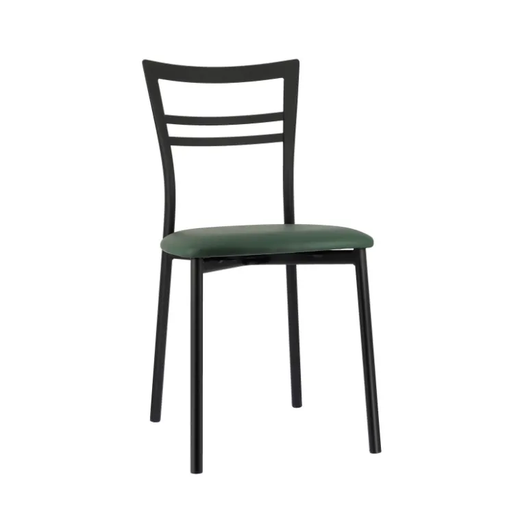 Chaise De Cuisine*Go 1419 Chaise de cuisine rembourrée en synthétique et métal