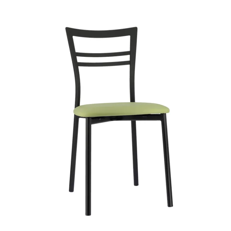 Chaise De Cuisine*Go 1419 Chaise de cuisine rembourrée en synthétique et métal