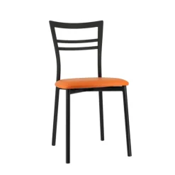 Chaise De Cuisine*Go 1419 Chaise de cuisine rembourrée en synthétique et métal