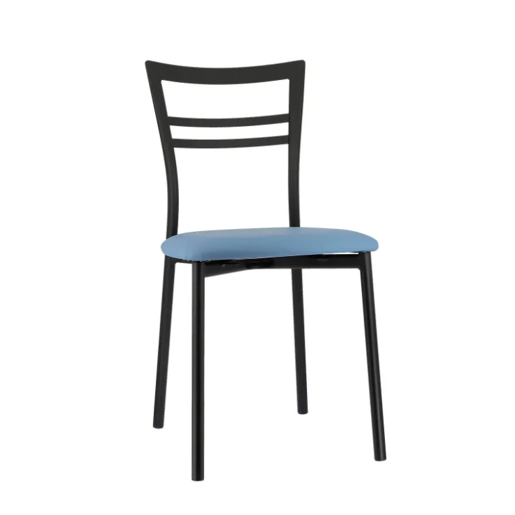 Chaise De Cuisine*Go 1419 Chaise de cuisine rembourrée en synthétique et métal