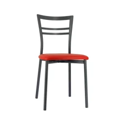 Chaise De Cuisine*Go 1419 Chaise de cuisine rembourrée en synthétique et métal