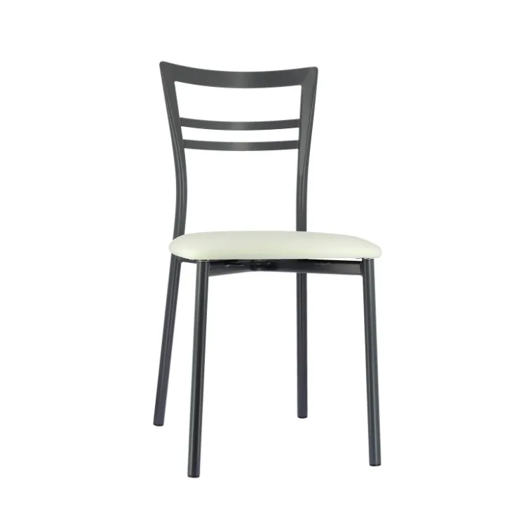 Chaise De Cuisine*Go 1419 Chaise de cuisine rembourrée en synthétique et métal