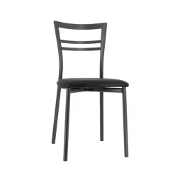 Chaise De Cuisine*Go 1419 Chaise de cuisine rembourrée en synthétique et métal