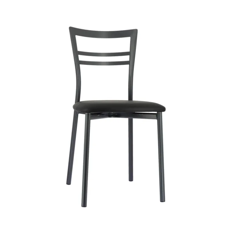 Chaise De Cuisine*Go 1419 Chaise de cuisine rembourrée en synthétique et métal
