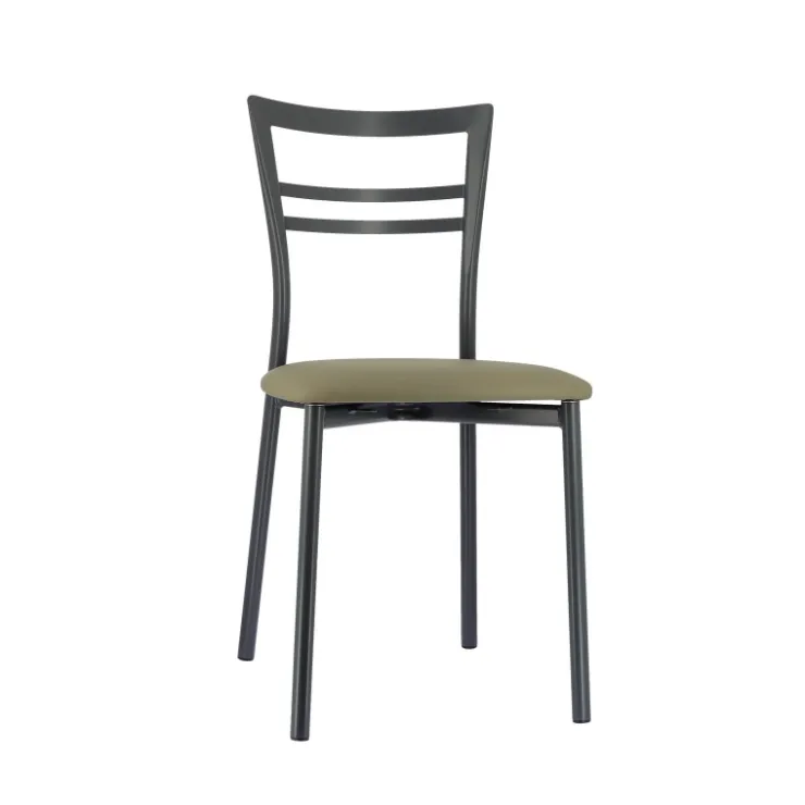 Chaise De Cuisine*Go 1419 Chaise de cuisine rembourrée en synthétique et métal