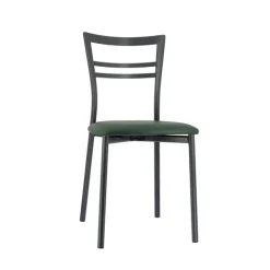 Chaise De Cuisine*Go 1419 Chaise de cuisine rembourrée en synthétique et métal