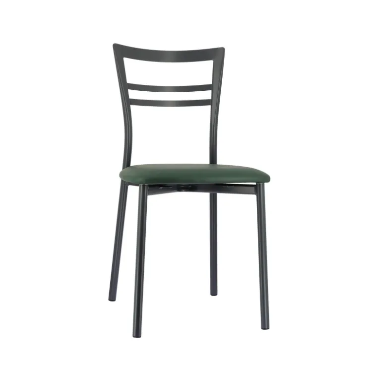 Chaise De Cuisine*Go 1419 Chaise de cuisine rembourrée en synthétique et métal