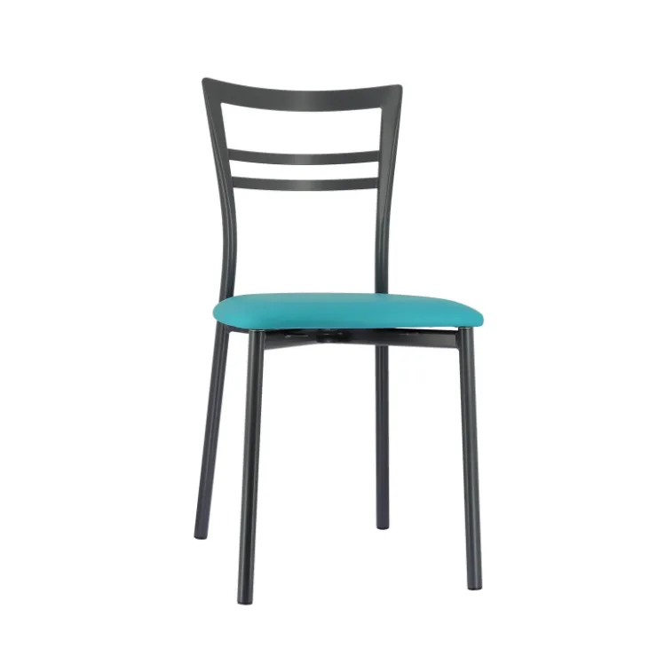 Chaise De Cuisine*Go 1419 Chaise de cuisine rembourrée en synthétique et métal