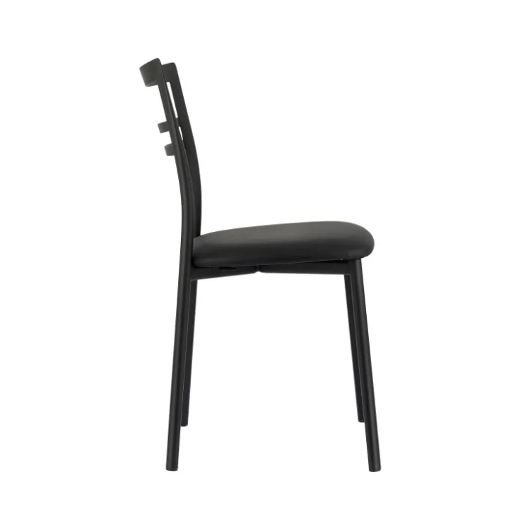Chaise De Cuisine*Go 1419 Chaise de cuisine rembourrée en synthétique et métal
