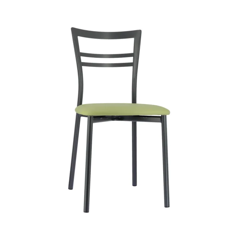 Chaise De Cuisine*Go 1419 Chaise de cuisine rembourrée en synthétique et métal