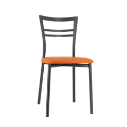 Chaise De Cuisine*Go 1419 Chaise de cuisine rembourrée en synthétique et métal