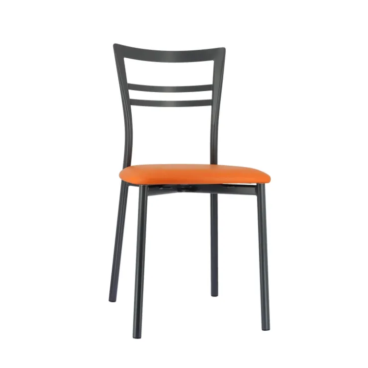 Chaise De Cuisine*Go 1419 Chaise de cuisine rembourrée en synthétique et métal