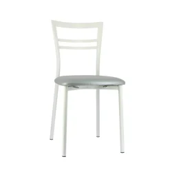 Chaise De Cuisine*Go 1419 Chaise de cuisine rembourrée en synthétique et métal