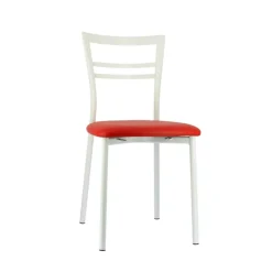 Chaise De Cuisine*Go 1419 Chaise de cuisine rembourrée en synthétique et métal