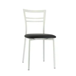 Chaise De Cuisine*Go 1419 Chaise de cuisine rembourrée en synthétique et métal