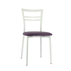 Chaise De Cuisine*Go 1419 Chaise de cuisine rembourrée en synthétique et métal
