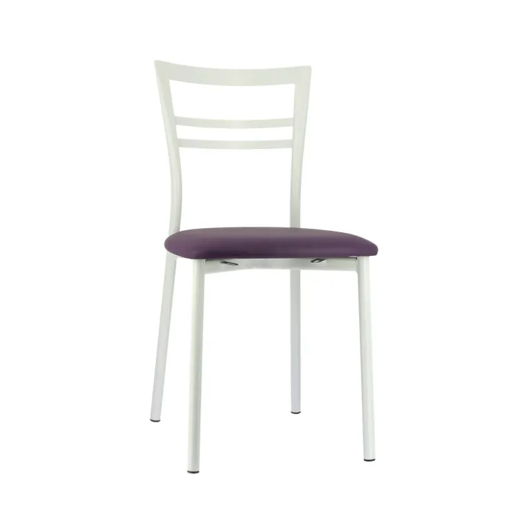 Chaise De Cuisine*Go 1419 Chaise de cuisine rembourrée en synthétique et métal