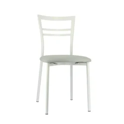Chaise De Cuisine*Go 1419 Chaise de cuisine rembourrée en synthétique et métal