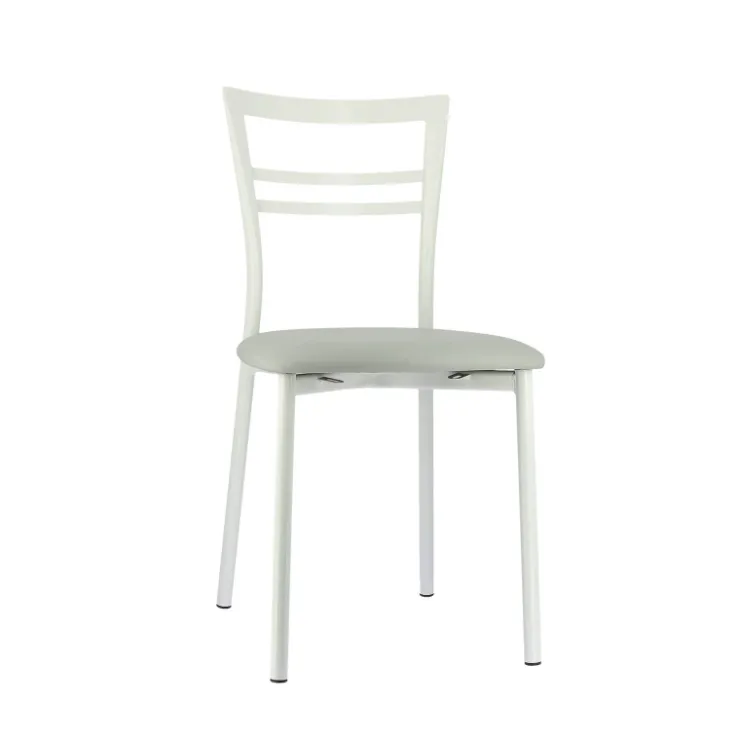 Chaise De Cuisine*Go 1419 Chaise de cuisine rembourrée en synthétique et métal