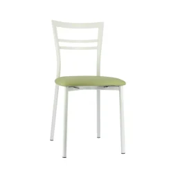 Chaise De Cuisine*Go 1419 Chaise de cuisine rembourrée en synthétique et métal