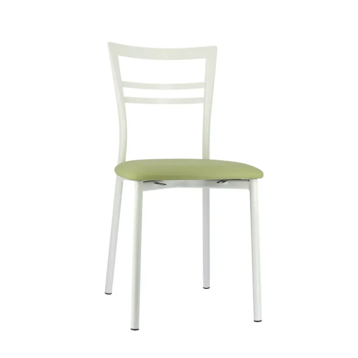 Chaise De Cuisine*Go 1419 Chaise de cuisine rembourrée en synthétique et métal