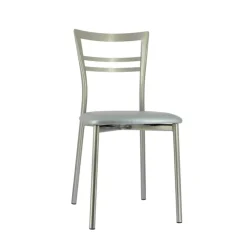 Chaise De Cuisine*Go 1419 Chaise de cuisine rembourrée en synthétique et métal