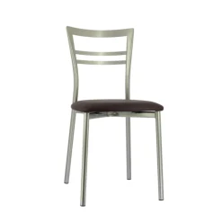 Chaise De Cuisine*Go 1419 Chaise de cuisine rembourrée en synthétique et métal