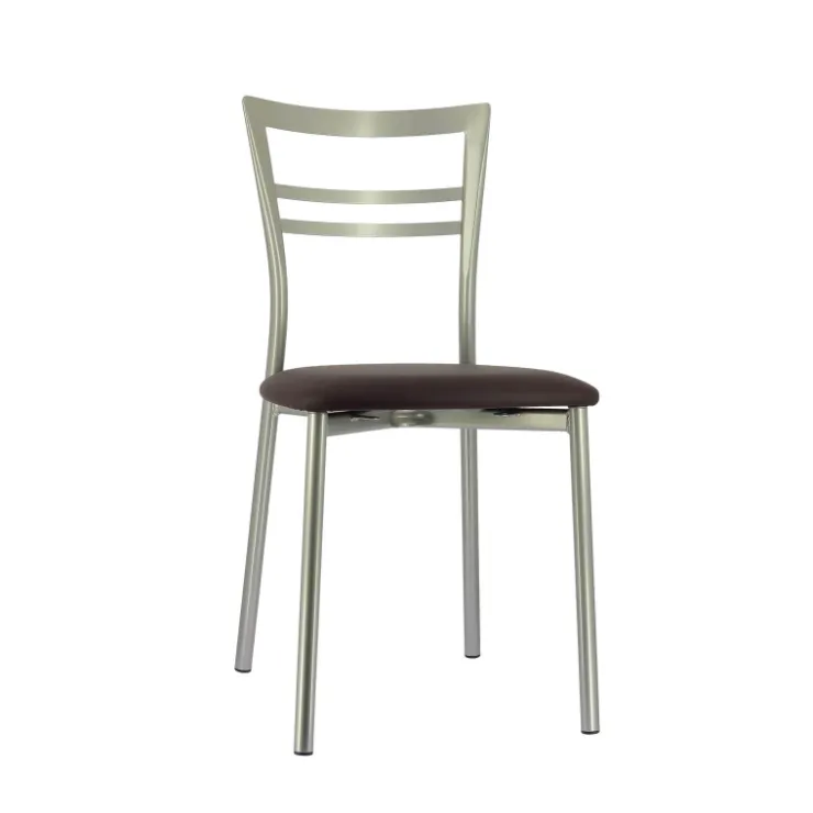 Chaise De Cuisine*Go 1419 Chaise de cuisine rembourrée en synthétique et métal