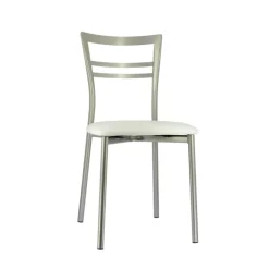 Chaise De Cuisine*Go 1419 Chaise de cuisine rembourrée en synthétique et métal