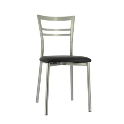 Chaise De Cuisine*Go 1419 Chaise de cuisine rembourrée en synthétique et métal