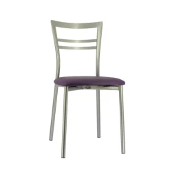 Chaise De Cuisine*Go 1419 Chaise de cuisine rembourrée en synthétique et métal