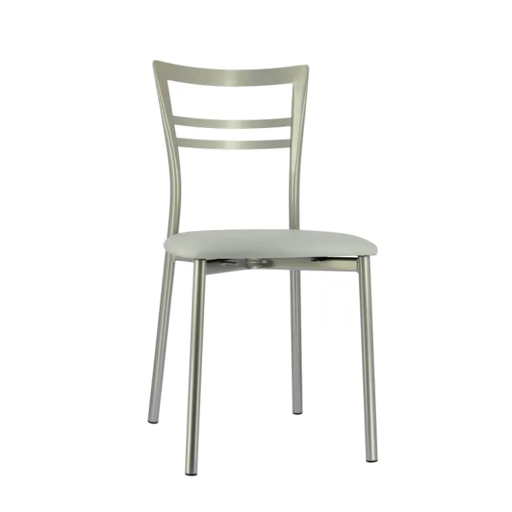 Chaise De Cuisine*Go 1419 Chaise de cuisine rembourrée en synthétique et métal