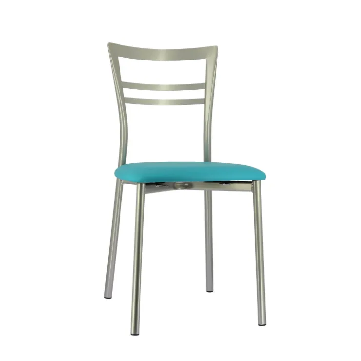 Chaise De Cuisine*Go 1419 Chaise de cuisine rembourrée en synthétique et métal
