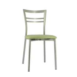 Chaise De Cuisine*Go 1419 Chaise de cuisine rembourrée en synthétique et métal