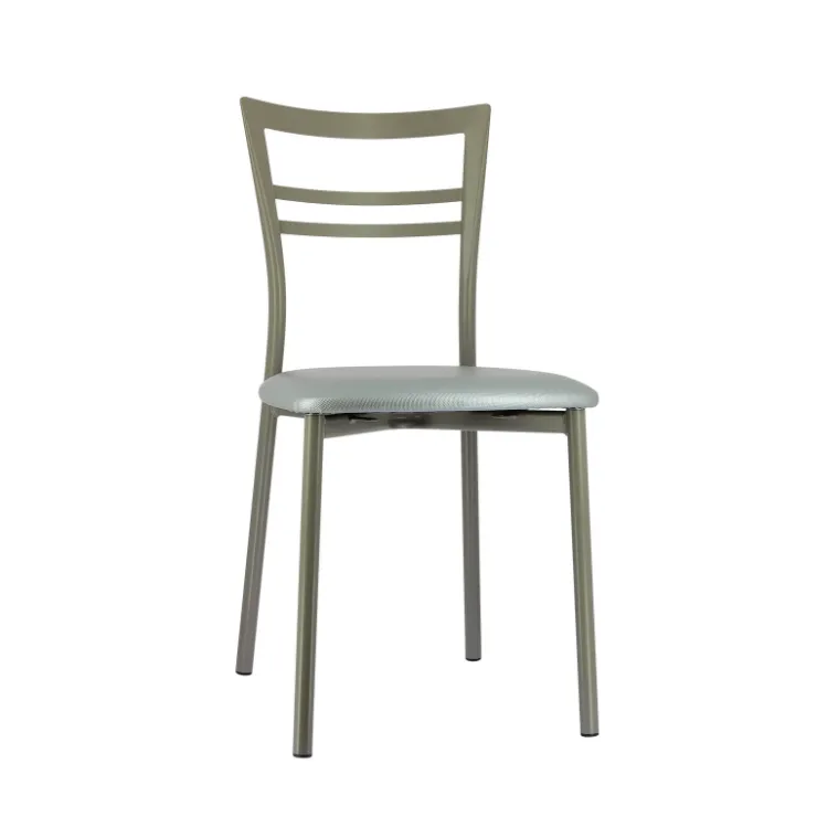 Chaise De Cuisine*Go 1419 Chaise de cuisine rembourrée en synthétique et métal