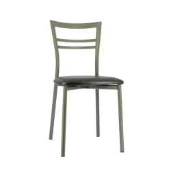 Chaise De Cuisine*Go 1419 Chaise de cuisine rembourrée en synthétique et métal