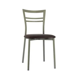 Chaise De Cuisine*Go 1419 Chaise de cuisine rembourrée en synthétique et métal