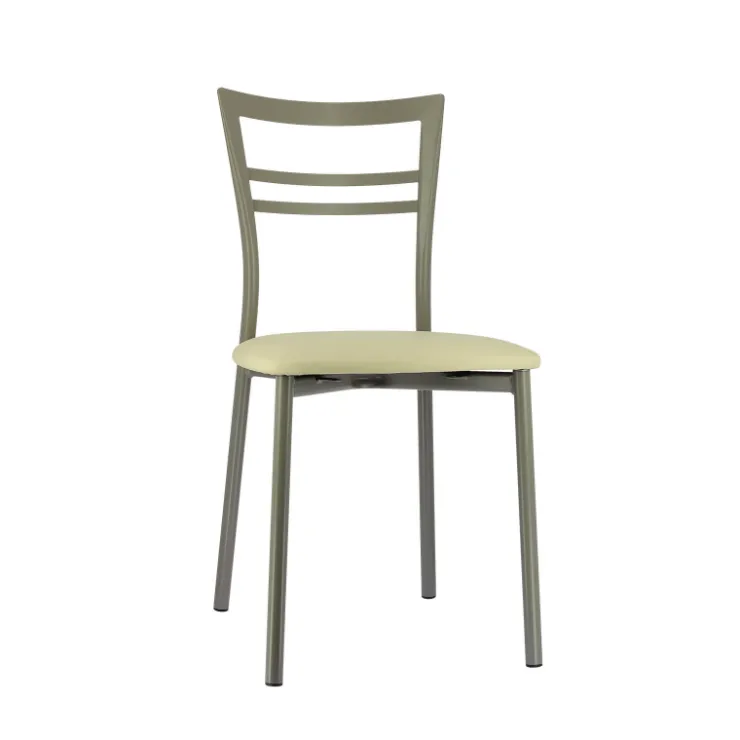 Chaise De Cuisine*Go 1419 Chaise de cuisine rembourrée en synthétique et métal