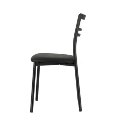 Chaise De Cuisine*Go 1419 Chaise de cuisine rembourrée en synthétique et métal